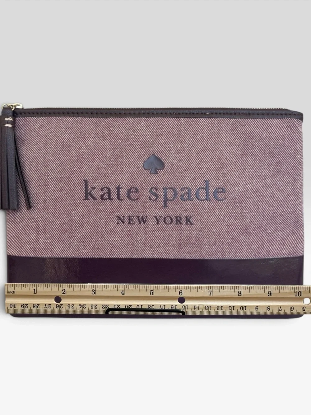 kate spade Zip Pouch with Tassel